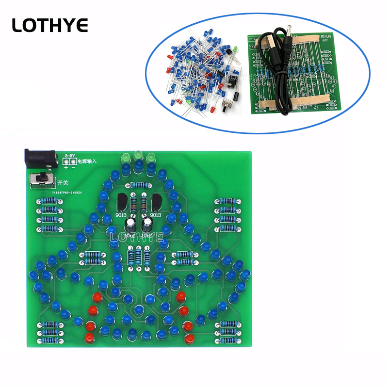 Electronics Project Kit - DC 3-5V LED-licht Swing Windgong Laboratorium