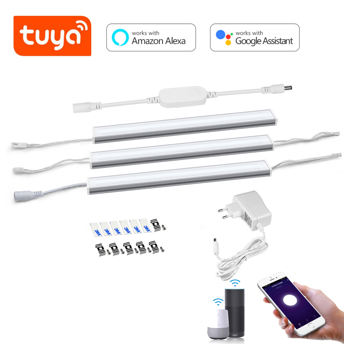 Smart Light Switch Wifi - Smart Tuya Wifi Aluminium Bar LED-verlichtingsset