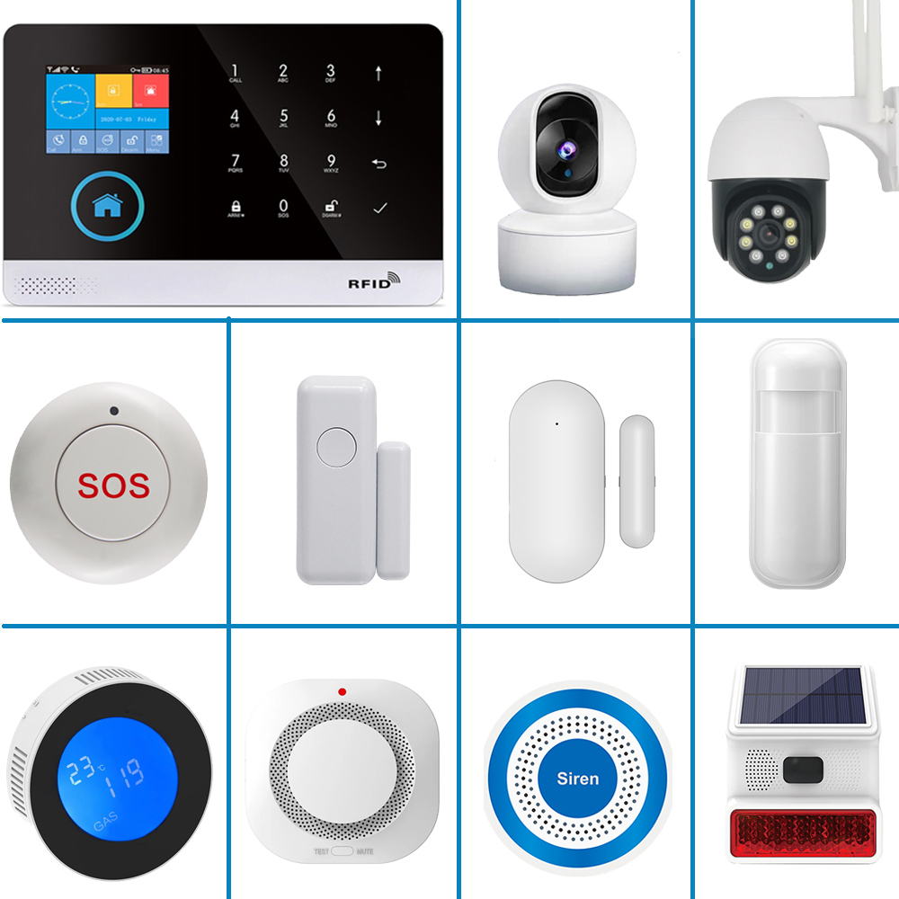 Smart Home Automation Kit - PGST Intelligent Alarmapparaat, 433MHz Anti-Robot Terminal