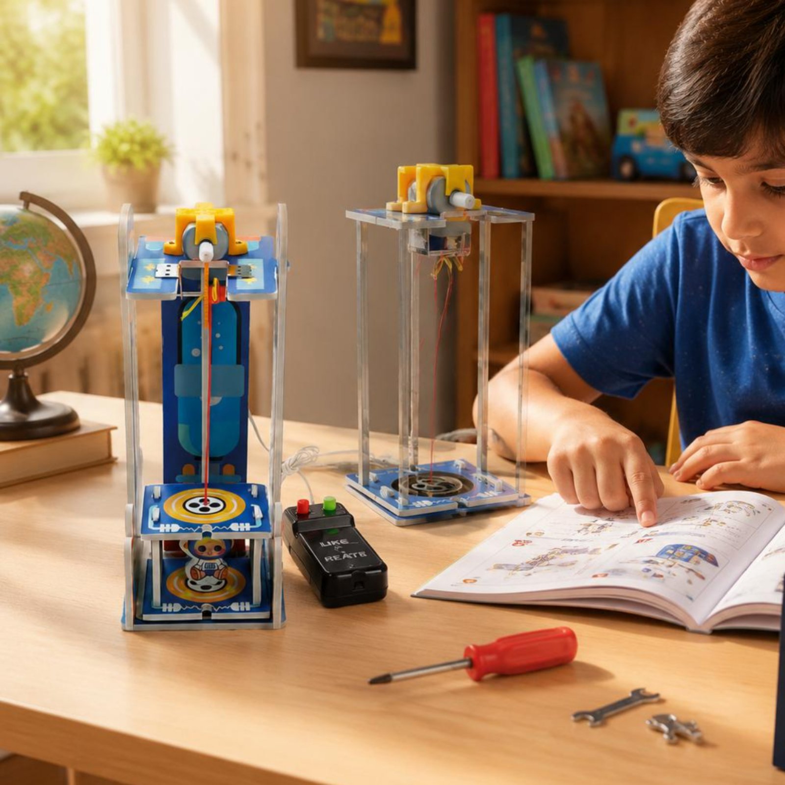 DIY houten lift speelgoedmodel - Stem Robotics Kit recensie en prijs
