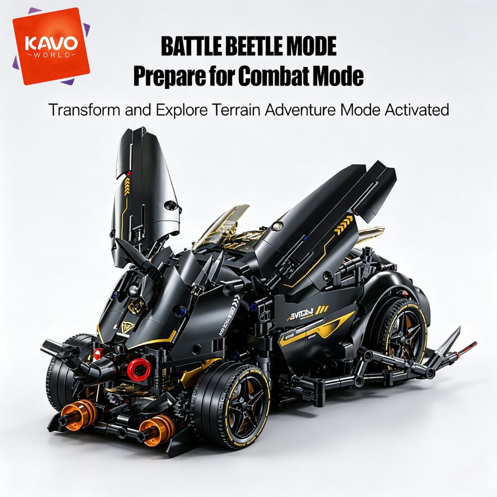 KAVOWORLD 1248 st. MOC Zwarte  - Stem Robotics Kit recensie en prijs