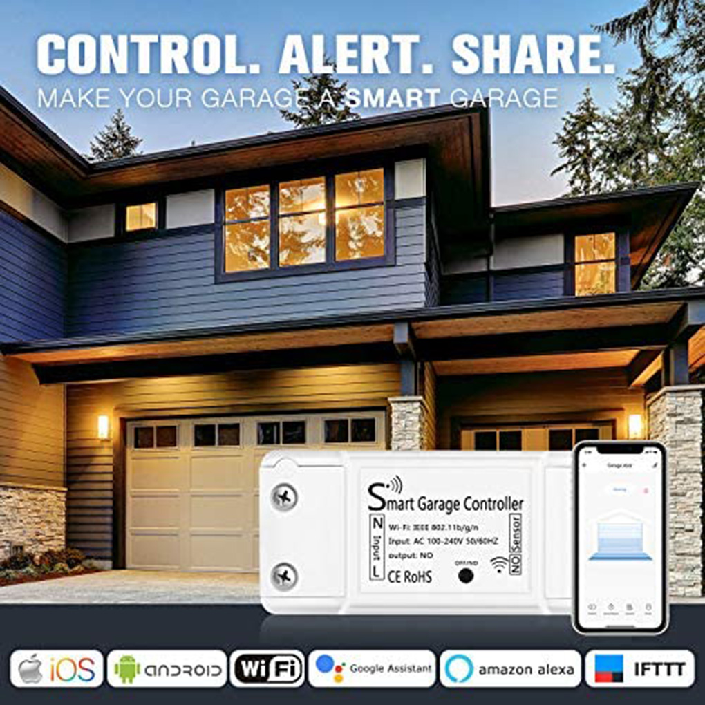 Tuya Garagedeurschakelaar WiFi - Wifi Smart Plug recensie en prijs