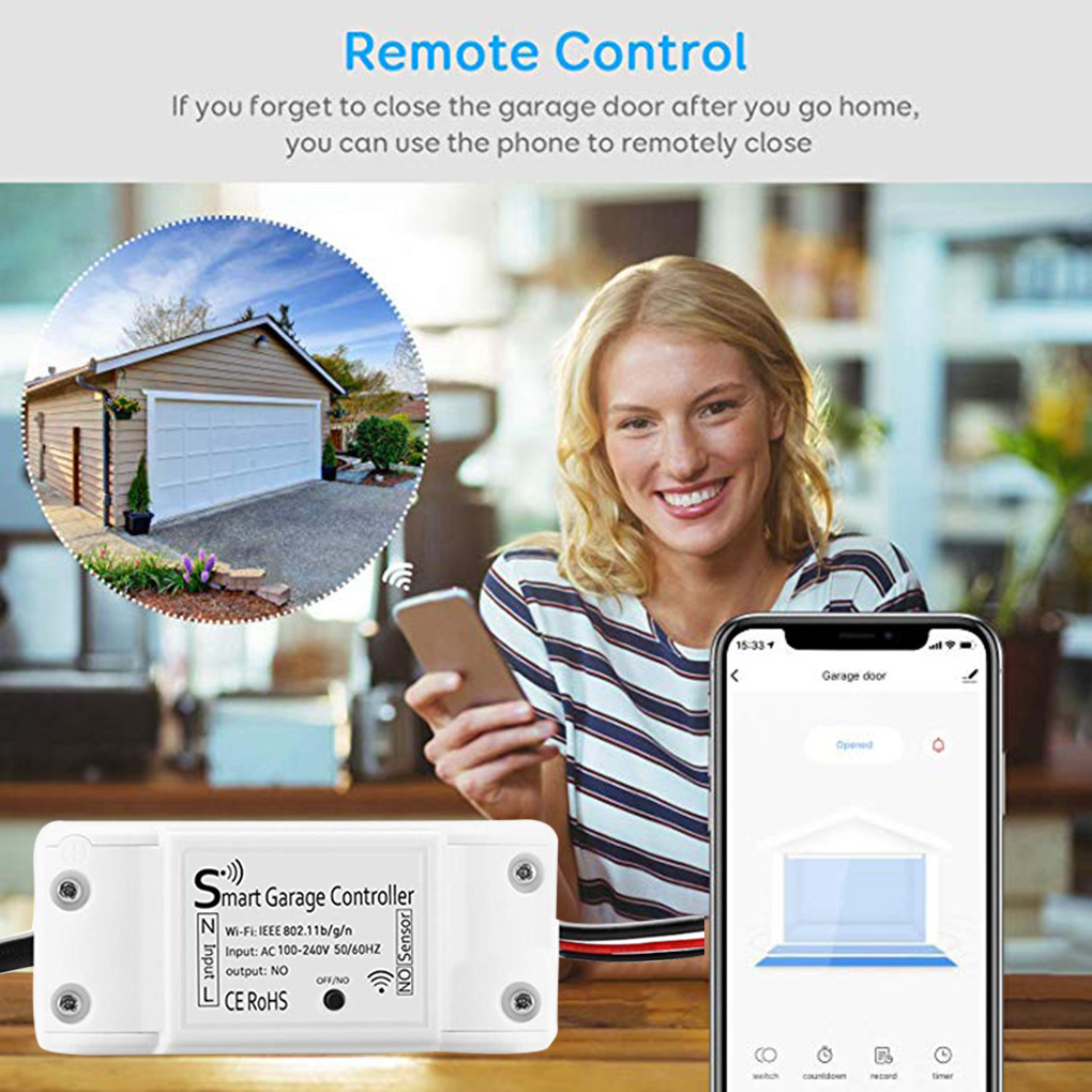 Tuya Garagedeurschakelaar WiFi - Wifi Smart Plug recensie en prijs
