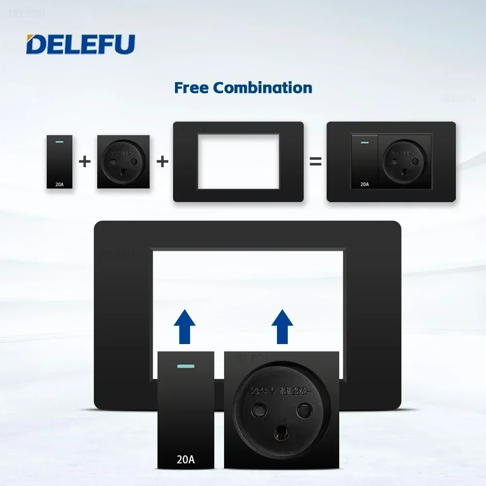 DELEFU Zwart Vertragende PC Is - Smart Light Switch Wifi recensie en prijs