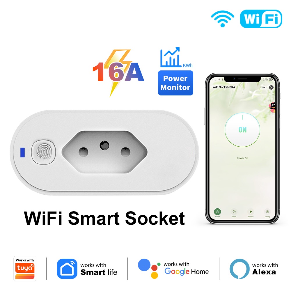 Brazil Wifi Smart Stekker 16A  - Wifi Smart Plug recensie en prijs