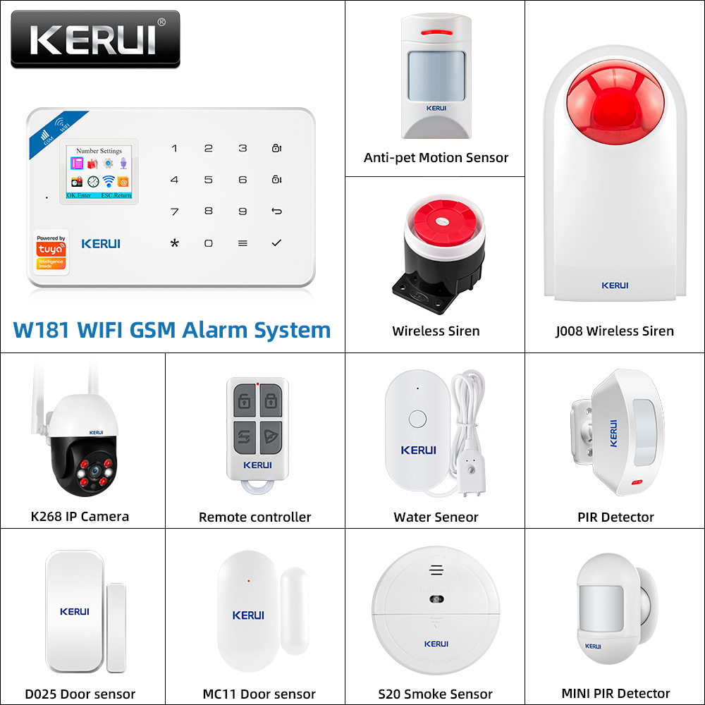 KERUI W181 Alarmsysteempaneel  - Smart Home Automation Kit recensie en prijs