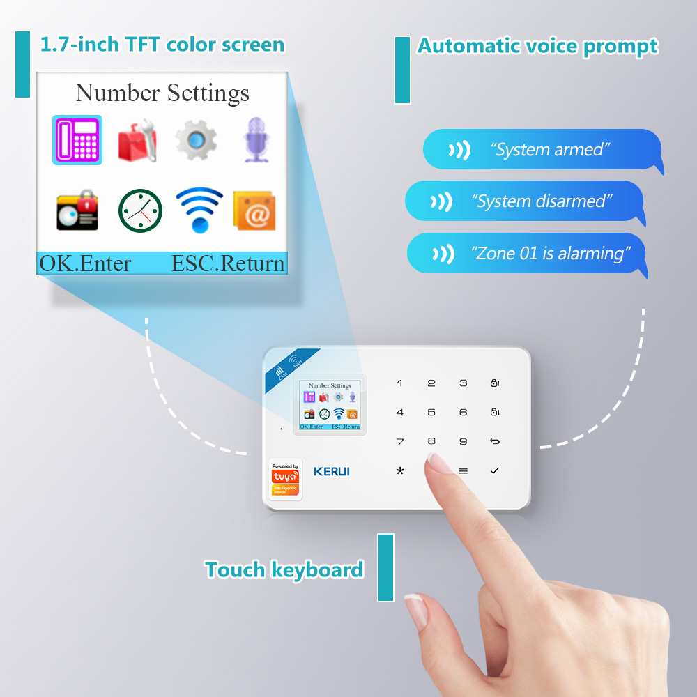 KERUI W181 Alarmsysteempaneel  - Smart Home Automation Kit recensie en prijs