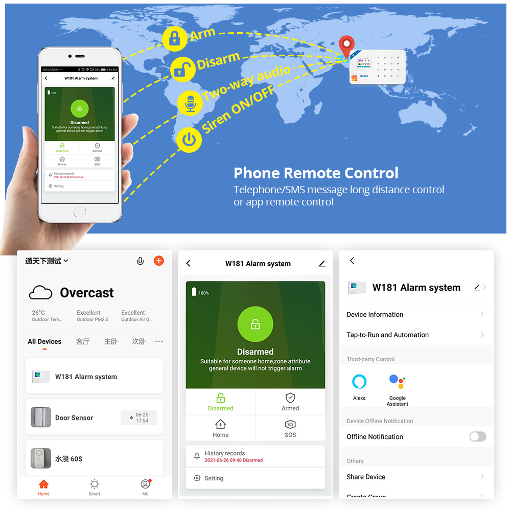 KERUI W181 Alarmsysteempaneel  - Smart Home Automation Kit recensie en prijs