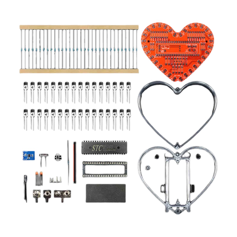 ● Soldeerpraktijkset, hartvorm - Electronics Project Kit recensie en prijs