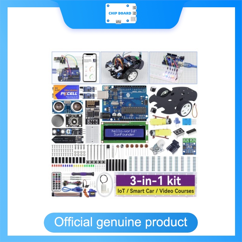 SunFounder 3-in-1 Arduino UNO  - Electronics Project Kit recensie en prijs