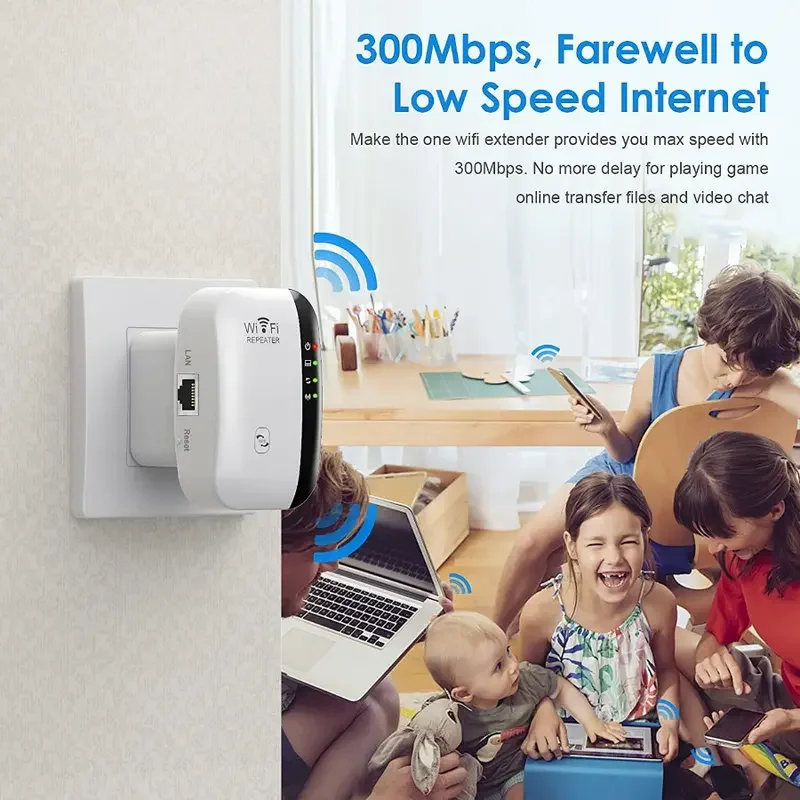300Mbps WiFi Repeater Draadloz - Wifi Smart Plug recensie en prijs